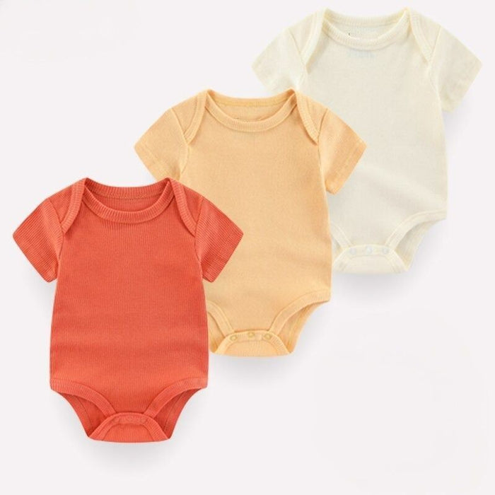 3Pcs Cotton Short Sleeve Toddler Clothes