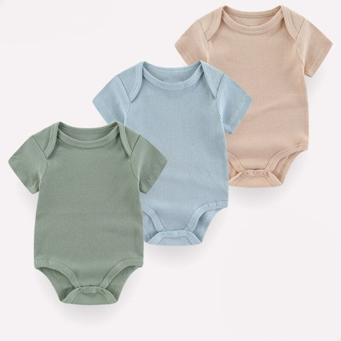 3Pcs Cotton Short Sleeve Toddler Clothes