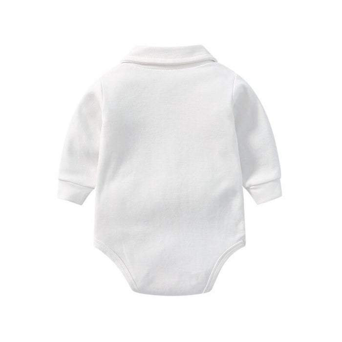 Solid Color Newborn Shirt Jumpsuit