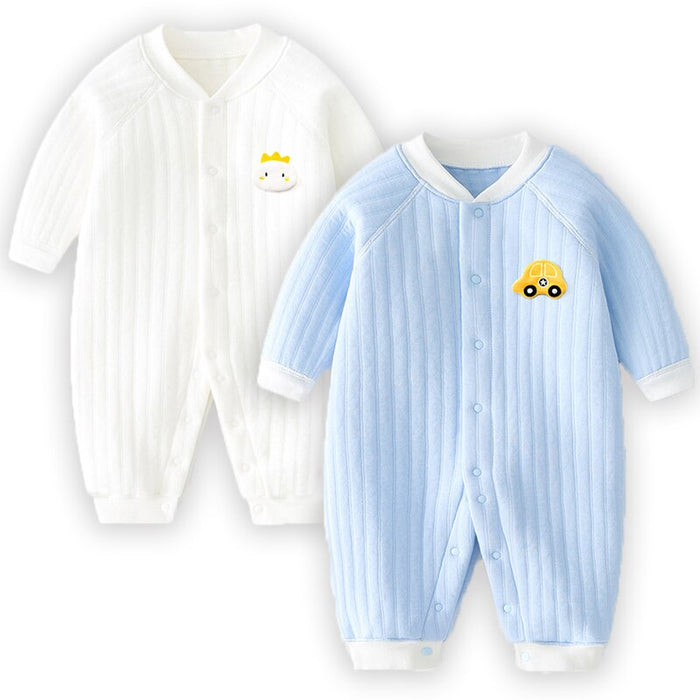 Set Of 2 Winter Baby Romper