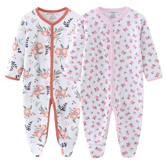 2 Pieces Cotton Jumpsuit Set For Babies