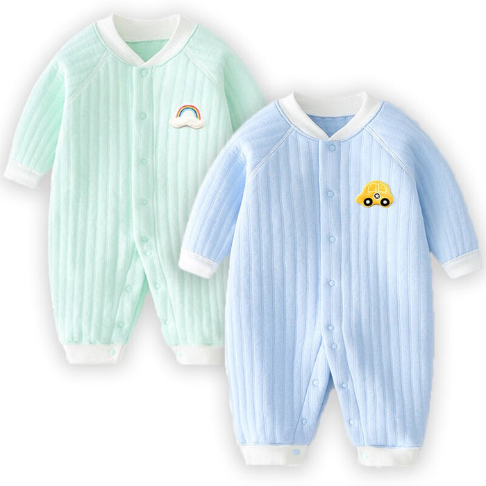 Set Of 2 Winter Baby Romper