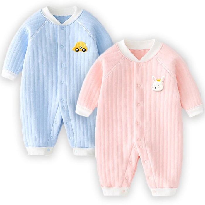 Set Of 2 Winter Baby Romper