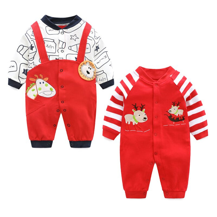 2-Pieces Newborn Christmas Onesie Romper