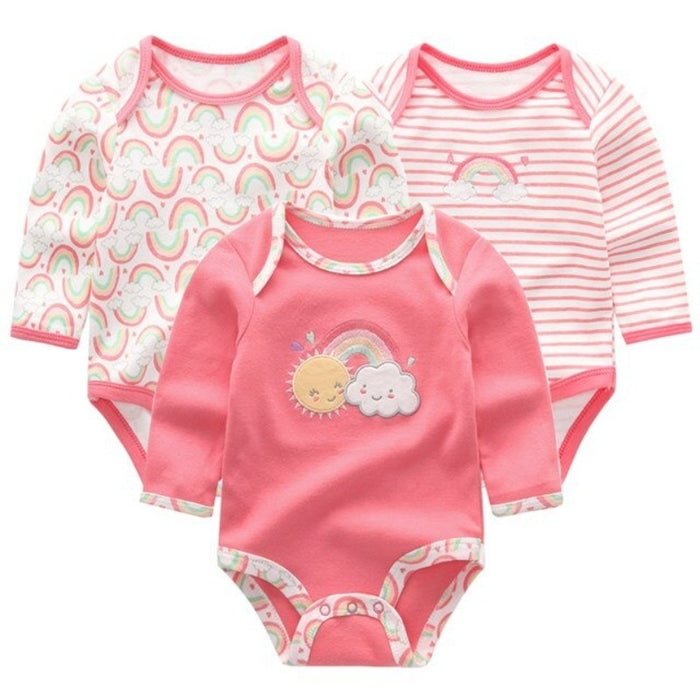 Animal Print Cotton Bodysuit For Baby