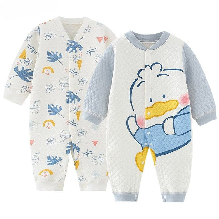 2Pcs Baby Winter Newborn Jumpsuit