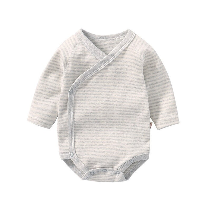 Stripe Long-Sleeved Jumpsuit For Infant