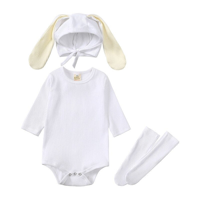 Long Sleeved Bunny Shaped Jumpsuit