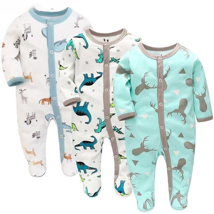 Long Sleeve Pure Cotton Baby Bodysuits