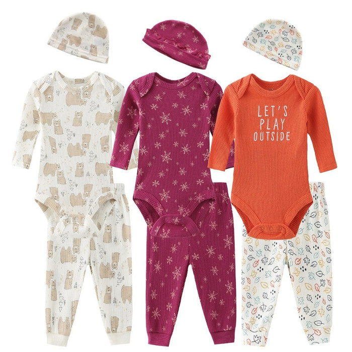 3Pcs Toddler Clothing Pajama Suit