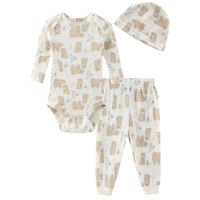 3Pcs Toddler Clothing Pajama Suit