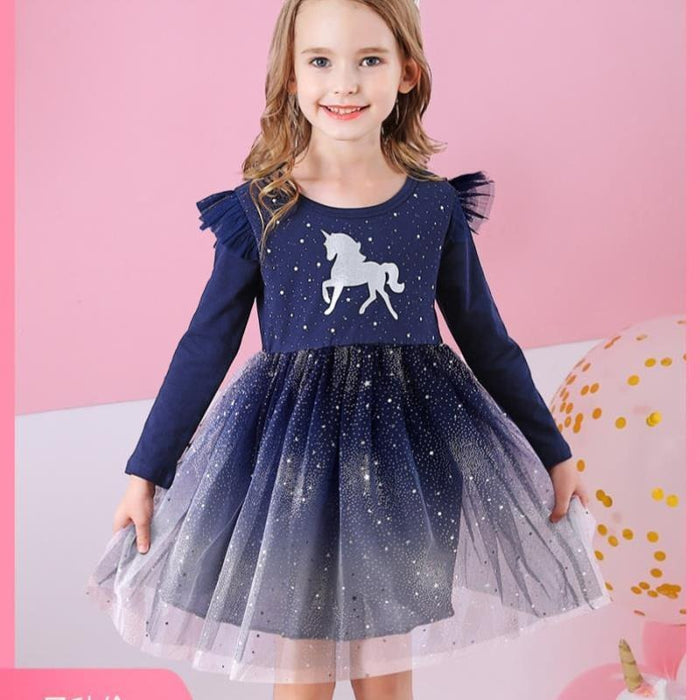 Girls Princess Chiffon Dresses