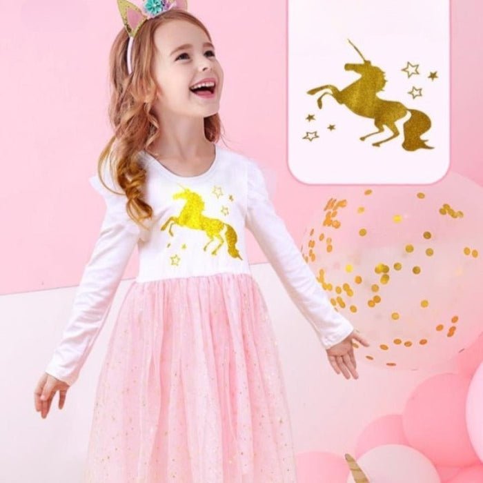 Girls Princess Chiffon Dresses