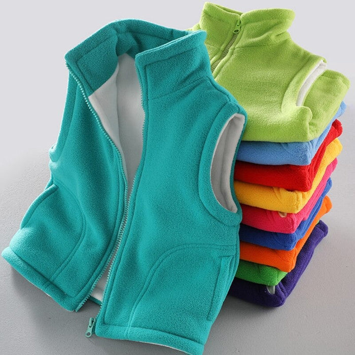 Classic Sleeveless Vest For Kids