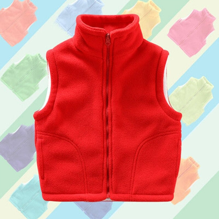 Classic Sleeveless Vest For Kids