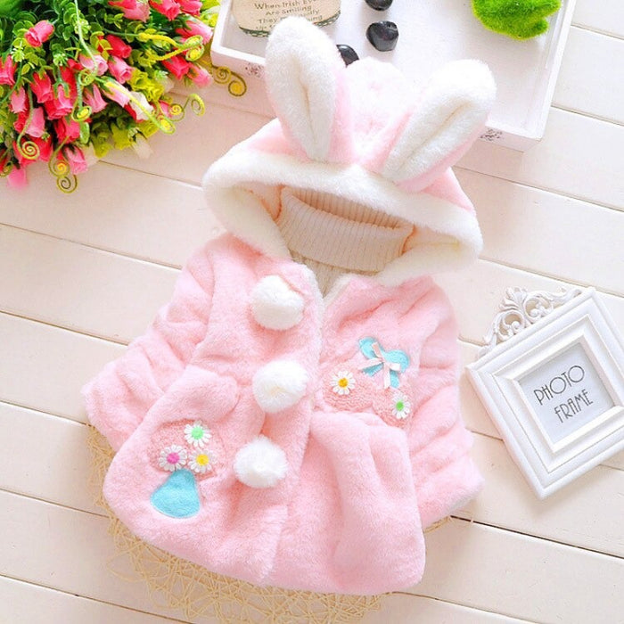 Cartoon Rabbit Hooded Jacket