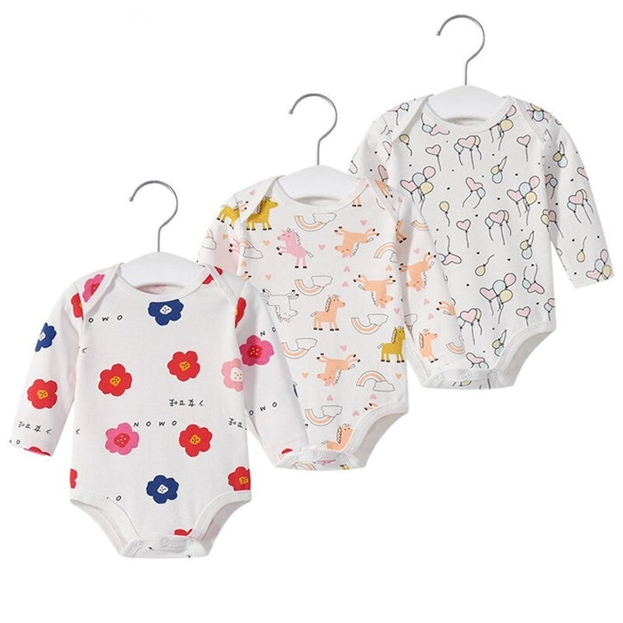 Long Sleeve Unisex Baby Bodysuits