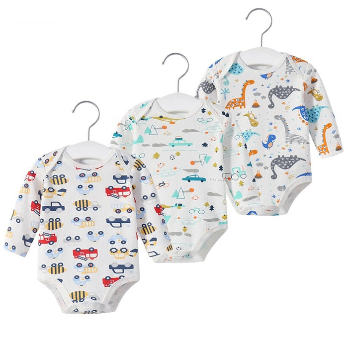 Long Sleeve Unisex Baby Bodysuits