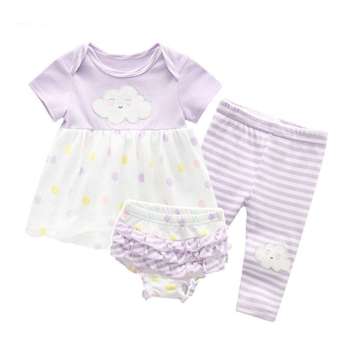 Baby Girl Summer Set Shots Pants & Tops