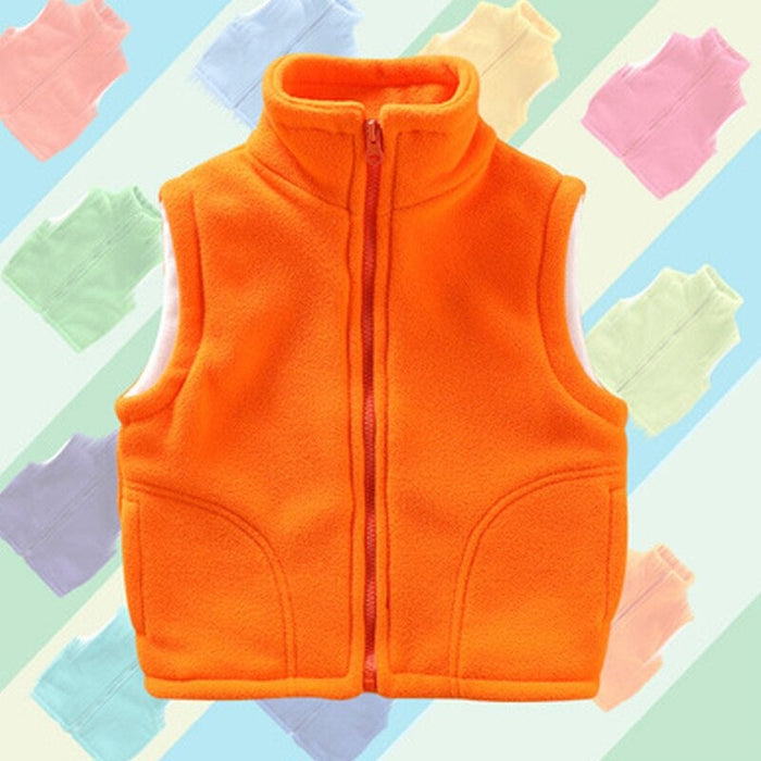 Classic Sleeveless Vest For Kids