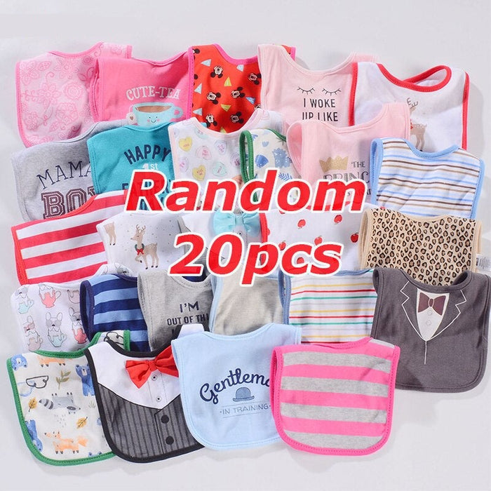 20 Pieces Baby Feeding Bibs