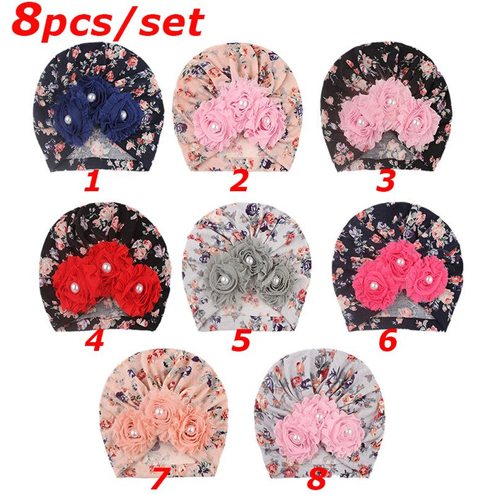 8Pcs Sunflower Headband Hair Accessories For Girls