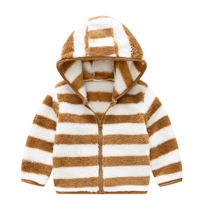 Durable Strips Hoodie For Children