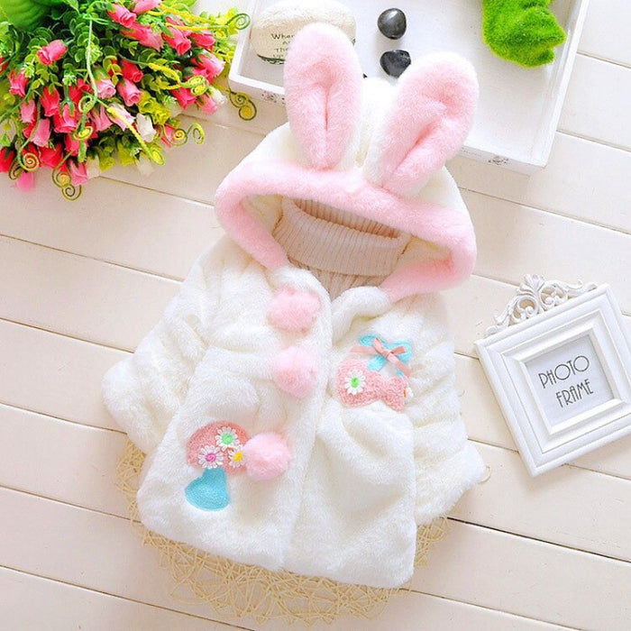 Cartoon Rabbit Hooded Jacket