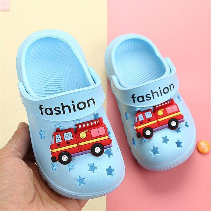 Cartoon Fire Brigade Children's Shoes