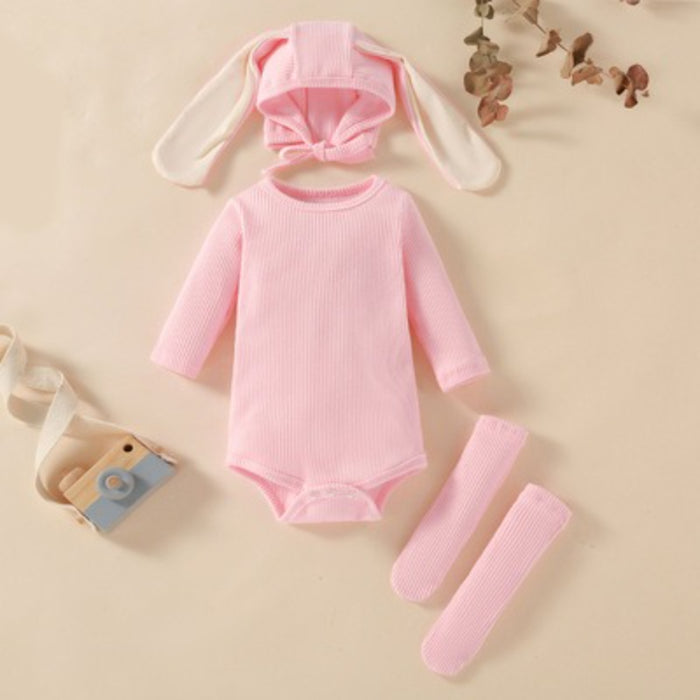 Baby Fleece Bear Jumpsuit Cartoon Romper