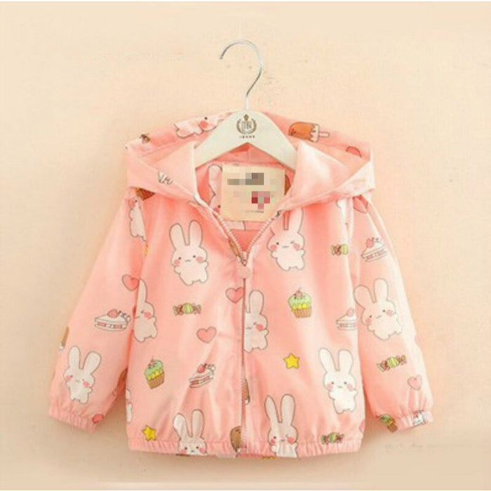 Printed Coat For Girls