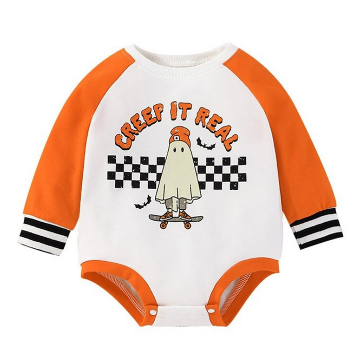 Long Sleeve Unisex Baby Romper