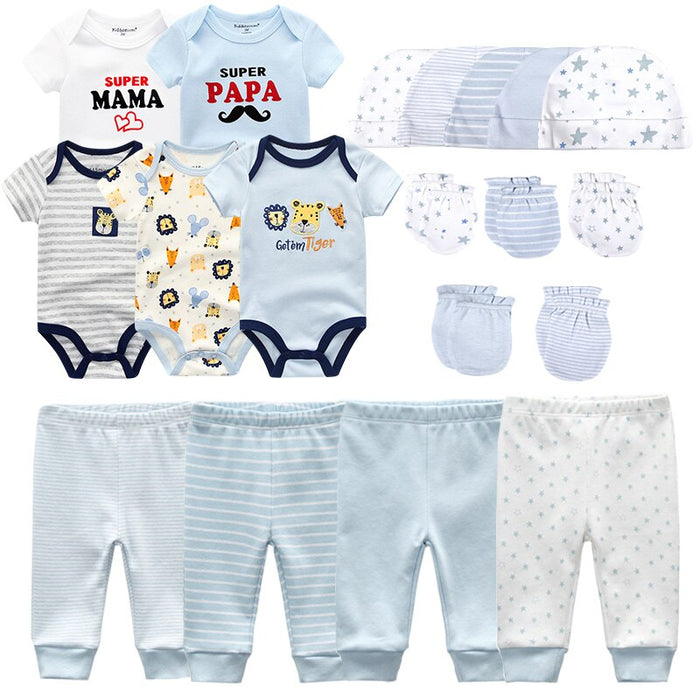 Newborn Baby Cotton Breathable Clothes Set