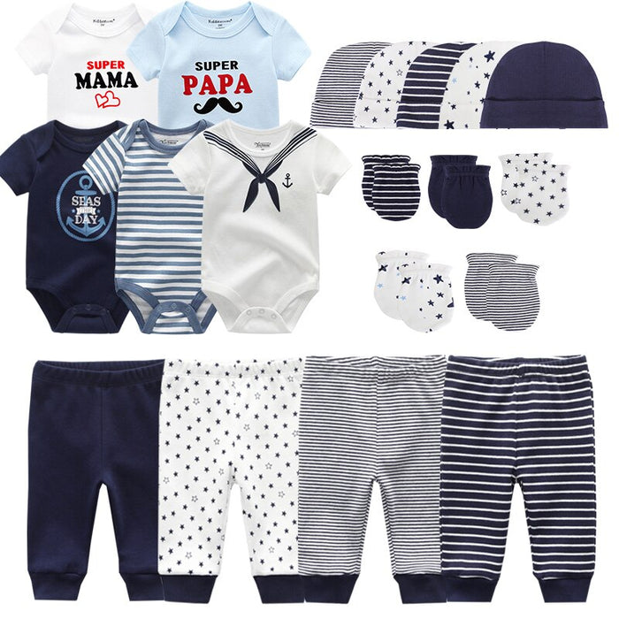 Newborn Baby Cotton Breathable Clothes Set