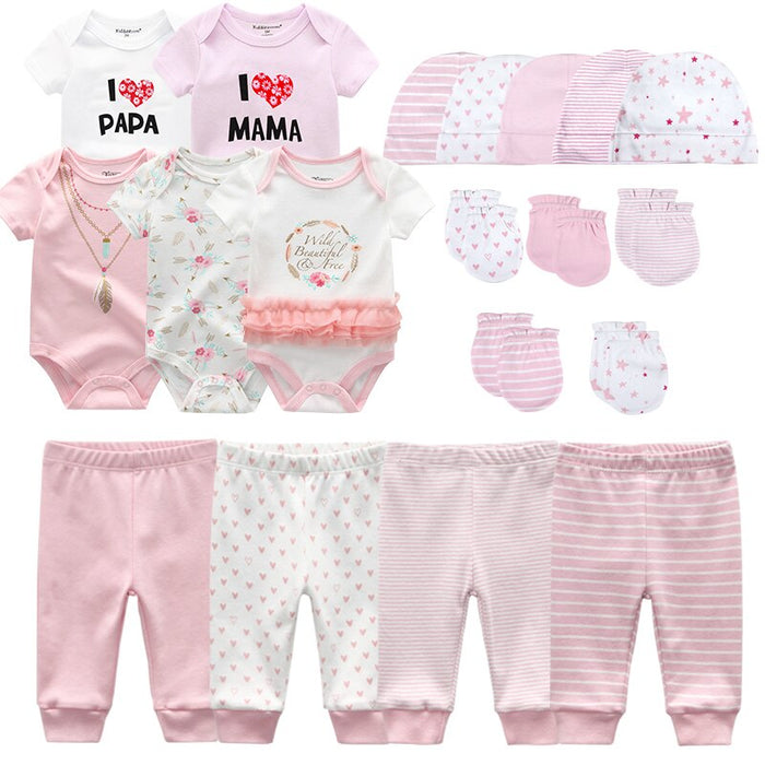 Newborn Baby Cotton Breathable Clothes Set