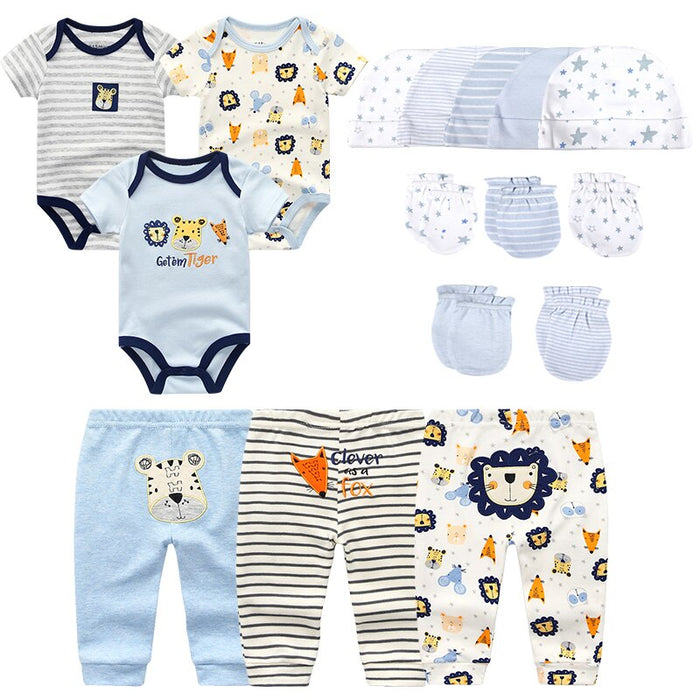 Newborn Baby Cotton Breathable Clothes Set