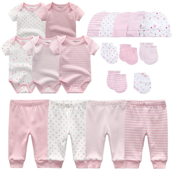 Newborn Baby Cotton Breathable Clothes Set