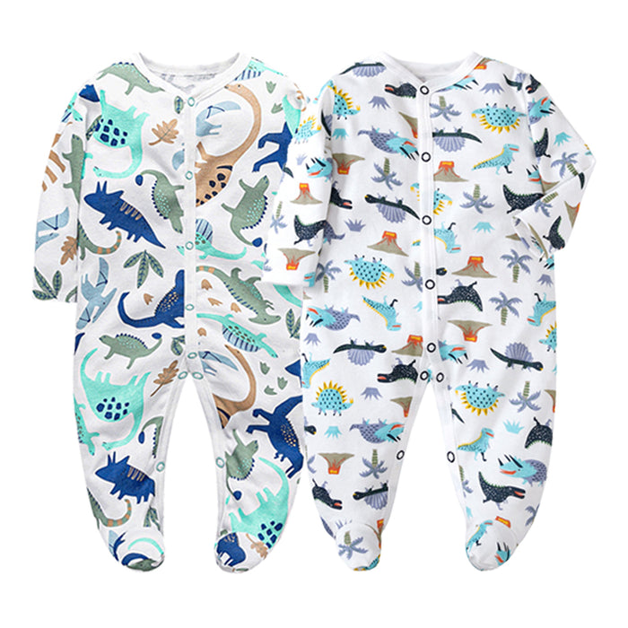 Fall Winter Infant Floral Rompers