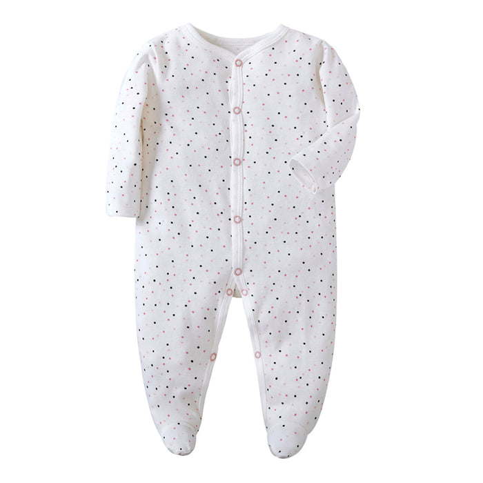 Fall Winter Infant Floral Rompers